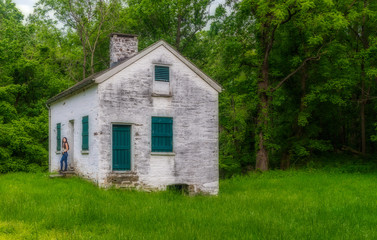 Lock keepers house on the Chesapeake and Ohio Canal