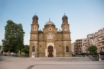 Fototapeta na wymiar Saints Cyril and Methodius Orthodox Church Burgas Bulgaria