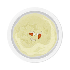 Delicious Kerala sweet dish Palada Payasam in bowl.