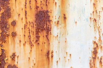 Old painted metal texture with traces of rust.