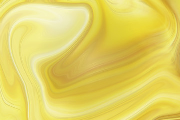 Golden background with moving curves