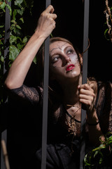 female halloween makeup