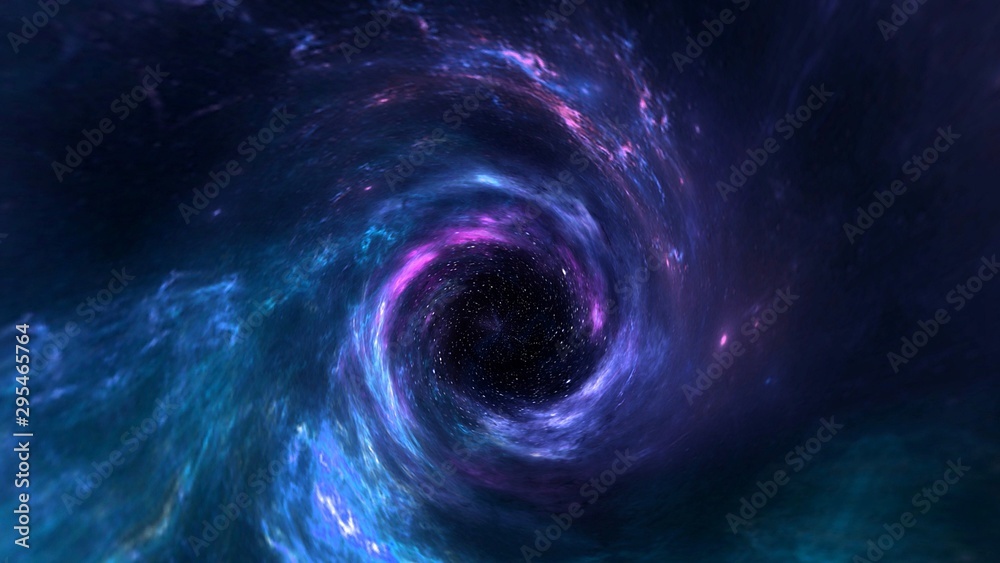 Wall mural science fiction wallpaper. beauty of deep space. colorful graphics for background, like water waves,