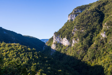 Beautiful mountains and hills near the Drvar in Bosnia and Herzegovina