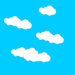 seamless background with clouds