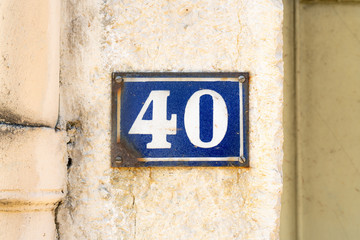 Number 40