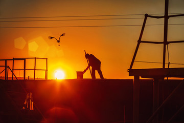 Working sunrise