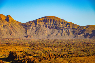 Paisajes del entorno del Teide en Tenerife