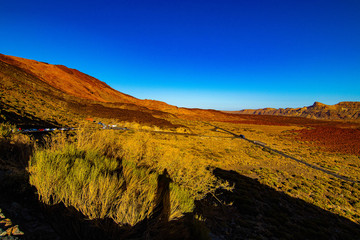 Paisajes del entorno del Teide en Tenerife