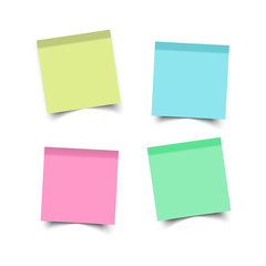 Colorful stickers square