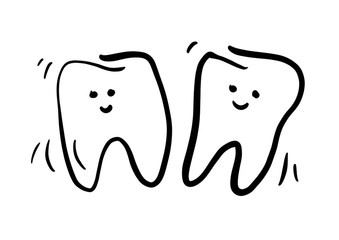 Best friends icon. Illustration Hand Drawn Brush. Flat, Icon, Sign, Logo, Symbol, Object, Graphic Design, Element, Background, Print.