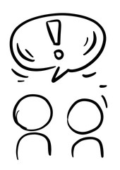 Best friends icon. Illustration Hand Drawn Brush. Flat, Icon, Sign, Logo, Symbol, Object, Graphic Design, Element, Background, Print.