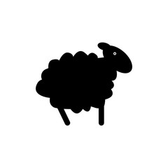 Sheep icon for web and mobile