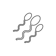 Sperm icon for web and mobile