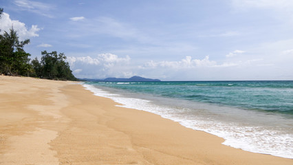 Beautiful sky and beaches in Phuket, Thailand