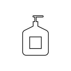 Liquid soap icon illustration isolated vector sign symbol