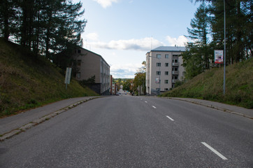 street in the town