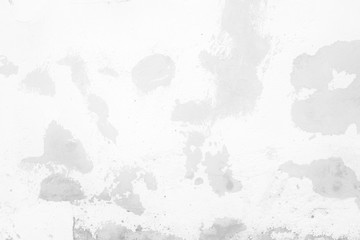 White Stained Concrete Wall Texture Background.