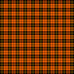 Halloween Tartan plaid. Scottish cage background