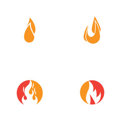 set off fire flame nature logo and symbols icons