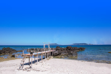 Obraz premium Uwielbiam most na wyspie Ly Son