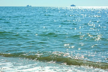 waves on the sea
