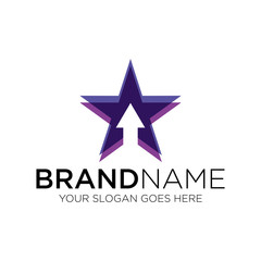 Fototapeta premium Arrow logo vector tempalte art