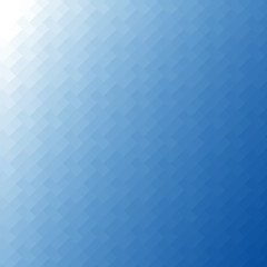 Blue Polygonal Background. Rumpled Square Pattern. Low Poly Texture. Abstract Mosaic Modern Design. Origami Style.