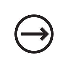 arrow icon vector trendy flat design