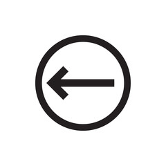 arrow icon vector trendy flat design