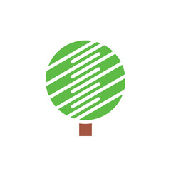 Tree icon design. Vector illustration. 