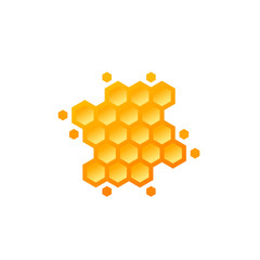 honeycomb on white, vector design