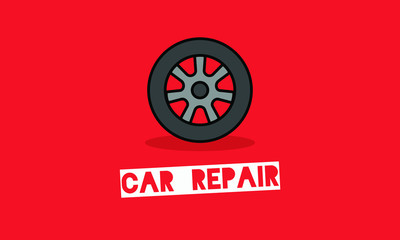Car Workshop Repair Sign Board Poster