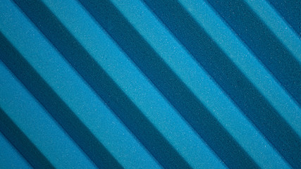 Mousse acoustique bleu diagonale