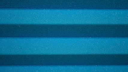 Mousse acoustique bleu horizontale