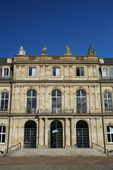 Fototapeta na wymiar Seitenflügel vom Neuen Schloss in Stuttgart