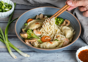Wor wonton soup.