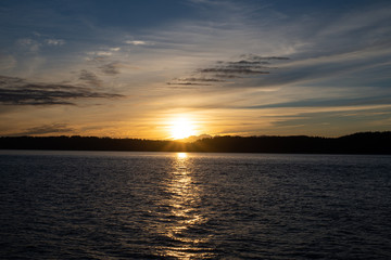 Olympic sunset