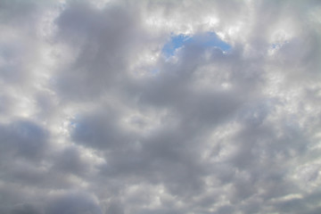 Light rain clouds.