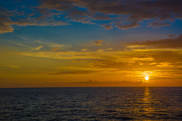 Sunset at Sea