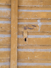 old yelow door