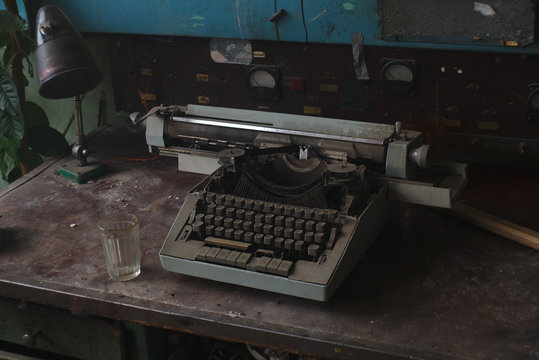Old typewriter