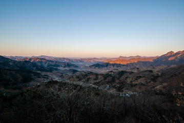 Sunrise at the Great Wall in Mutianyu