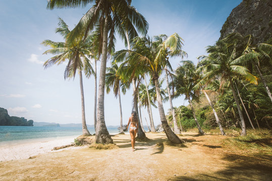 Tropical beach in El Nido, Palawan, Philippines