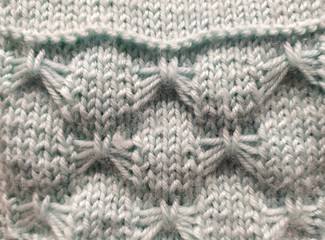 Handmade gray thread pattern. Texture, background.