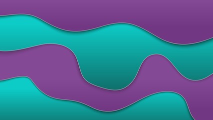Abstract paper cut background with relief layers. Vector colorful composition with fluid wavy shapes. Applicable for wallpapers, banners, business presentations, flyers, posters and invitations.