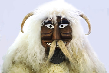  Traditional buso mask of the busojaras event in Hungary Mohacs