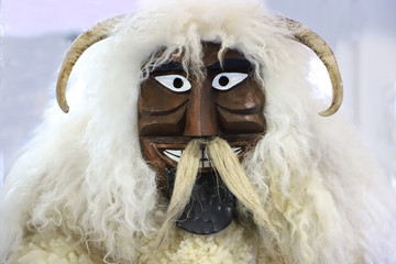  Traditional buso mask of the busojaras event in Hungary Mohacs