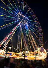 Plärrer in Augsburg, a folk festival which is celebrated twice a year at the Kleiner Exerzierplatz