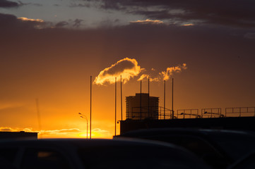 orange sunset